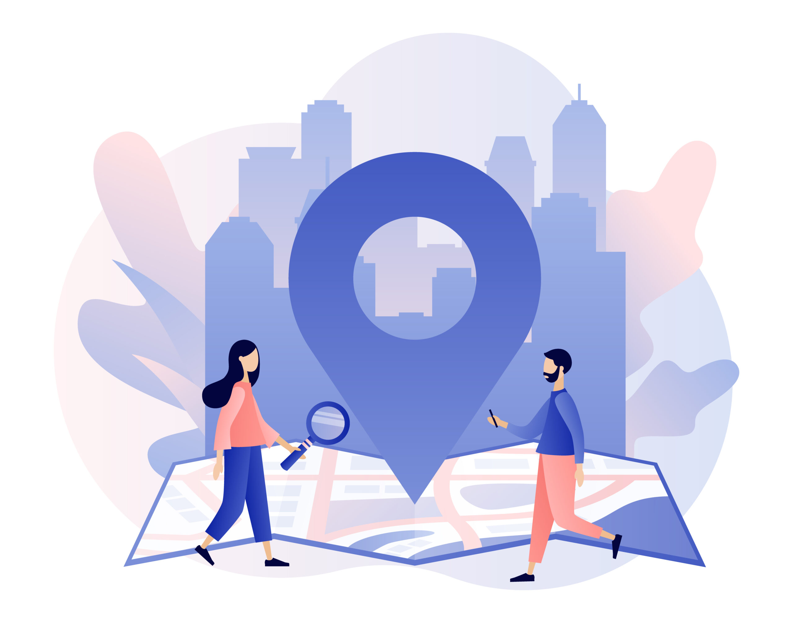 pictogramme "ici" sur un plan