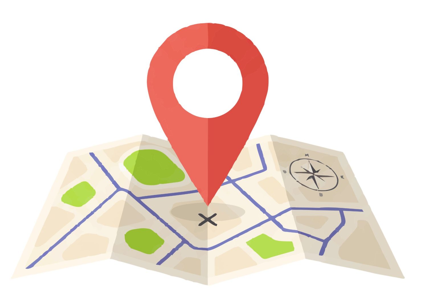 Illustration d'un emplacement sur un plan
