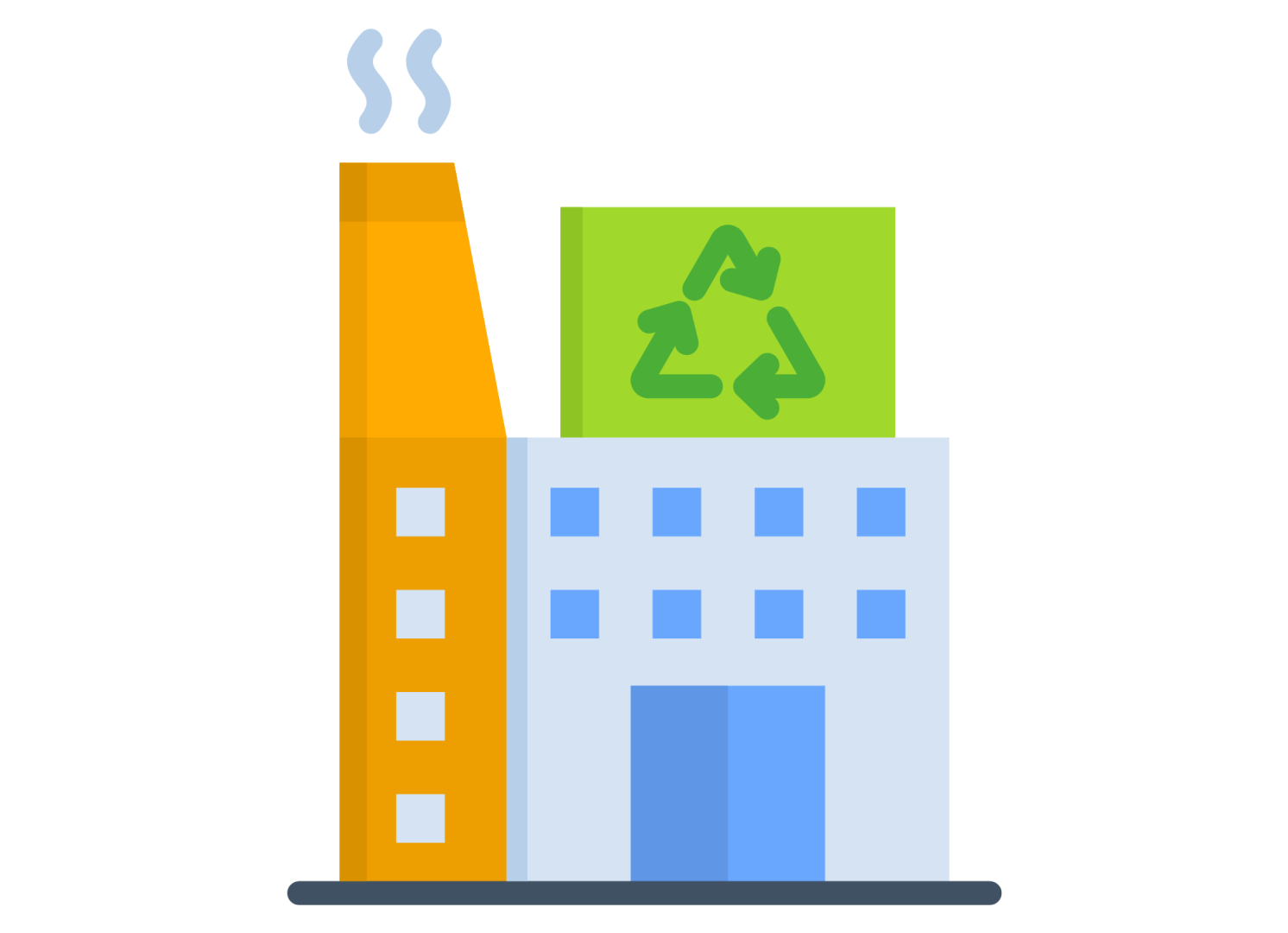 Pictogramme qui illustre la réduction de l'empreinte carbone