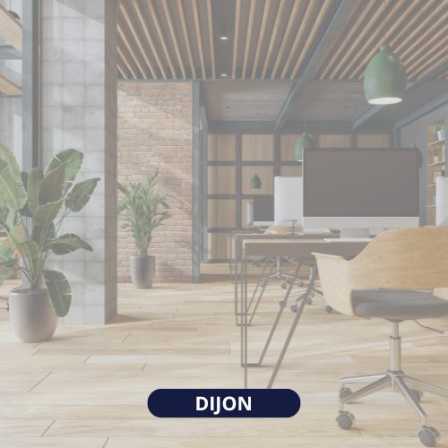 Image d'un open space avec des plantes