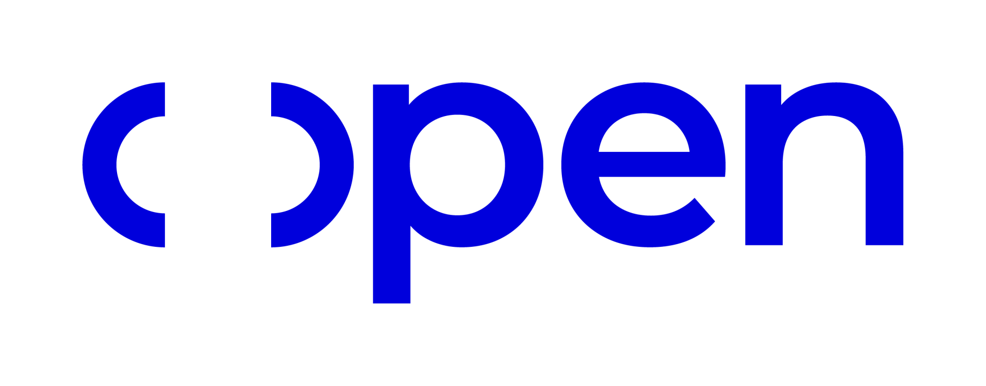 Logo Open bleu