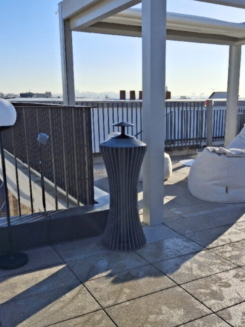 Photo d'un Cy-Clopeur sur une terrasse